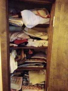 lot 107 image: Contents of Closet
