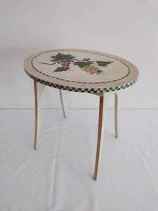 lot 14 image: Handpainted Folding Stool