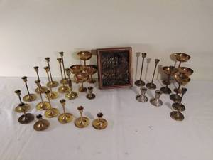 lot 183 image: Lot of Brass & Metal Items