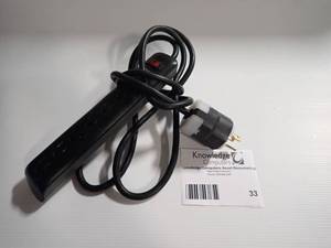 lot 33 image: high voltage power strip