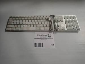 lot 62 image: Apple keyboard