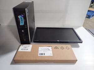 lot 73 image: PC&nbspINTEL(R) CORE(TM) I7-3770 CPU  3.40GHZ  Memory Type DDR3  Size 4GBLCD&nbspLED-backlit LCD Monitor  Screensize 20 w  Recommended Resolution 1600 x 900