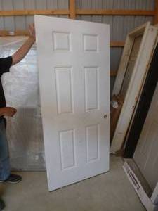 lot 17 image: Bayer Built Steel 6 Panel Door Blank