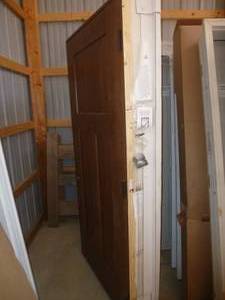 lot 23 image: Bayer Built Chocolate Fiberglass Fire Rated Door