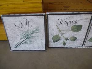 lot 80 image: Dill, Oregano, Basil, Rosemary Pictures