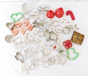 lot 67 image: Vintage and New Cookie Cutters
