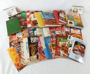 lot 64 image: Lot of Vintage to Modern Cookbooks
