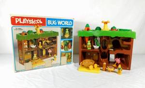 lot 50 image: Vintage Playskool Bug World Play Set