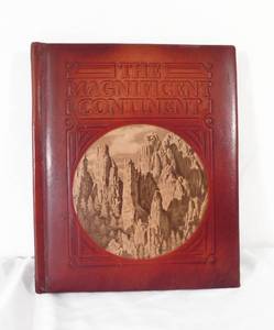 lot 47 image: Vintage 1975 The Magnificent Continent Leather Bound Book