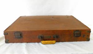 lot 104 image: Vintage Sylvania Knickerbox Case Company Repairmans Case