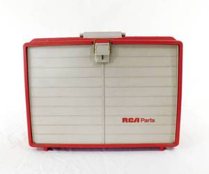 lot 108 image: Vintage RCA Parts Case