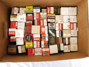lot 109 image: Lot of 86 Vintage Vacuum Tubes