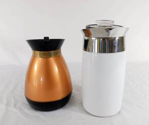 lot 131 image: Vintage Percalator Coffee Pot and Thermal Carafe