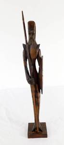lot 144 image: Vintage Wooden Warrior