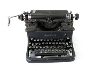 lot 163 image: Vintage Woodstock Manual Typewriter