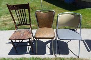lot 185 image: Three Miscellaneous Vintage Chairs