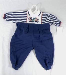 lot 205 image: Vintage Baby Dior Outfit New with Tags Size 9 months