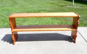 lot 186 image: Vintage Wood Shelf