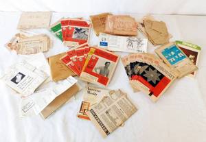 lot 220 image: Vintage Lot of Mid Century The Workbasket Needlepoint Magazines and Sewing Patterns
