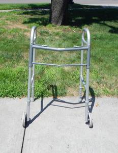 lot 243 image: Adjustable Guardian Sunrise Medical Walker Model 30756P