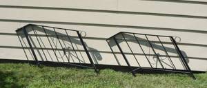 lot 190 image: Vintage Wrought Iron Stair Railings