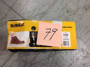 DEWALT Mens Canton 6 Work Boots - Steel Toe - Walnut Pitstop Size 9.5(W) not used