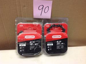 MIX LOT OF 2 Oregon 18 in. & 20 IN Chainsaw Chain not used