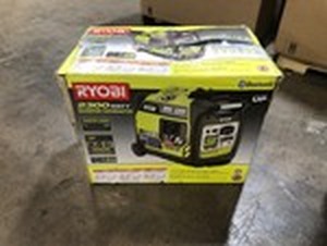RYOBI Bluetooth 2,300 Starting Watt Super Quiet Gasoline Powered Digital Inverter Generator In good condition