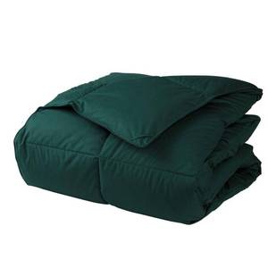 lot 10 image: LaCrosse Medium Warmth Forest Green King Down Comforter, C3F4-K-FOR-GRN - NEW