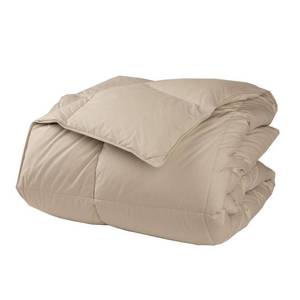lot 15 image: LaCrosse LoftAIRE Medium Warmth Feather Tan Queen Down Alternative Comforter, C3J6-Q-QFTHR-TAN - NEW