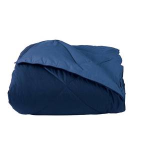 lot 29 image: St. Tropez Reversible Light Warmth MoonlightNavy Blue FullQueen Down Alternative Comforter, C3B2-FQ-MNBLNVBL - NEW