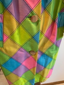 lot 76 image: Vintage Multi-Colored Ladies Coat
