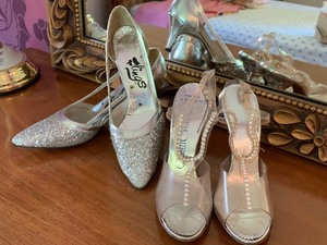 lot 90 image: Two Pairs of Vintage ShoesHeels
