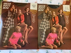 lot 96 image: Lot of Vintage NylonPanty Hose and Scarves