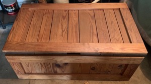 lot 198 image: Wooden Storage Box