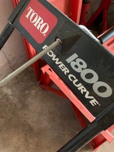 lot 215 image: Toro Snow Shovel and Toro 1800 Power Curve