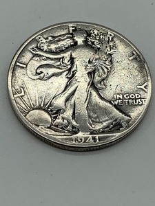 lot 242 image: 1941 Walking Liberty Half Dollar