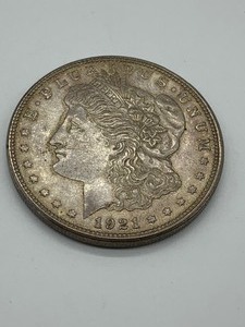 lot 239 image: 1921 D morgan silver dollar coin