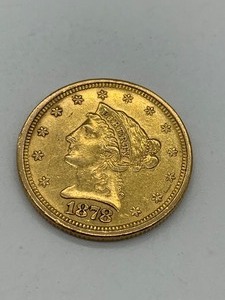 lot 243 image: 1878 Liberty Head $2.5 Dollar Gold Coin