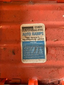 lot 228 image: Car Ramps and Pair of Jacks