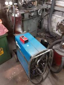 lot 36 image: Miller-Matic CVDC Welding Power Source Wire Feeder With Tank
