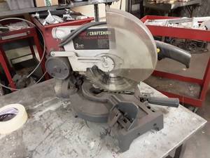 lot 46 image: Craftsman 10 Compound Miter Saw (Has Broken Handle)