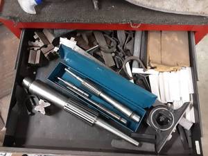 lot 58 image: Contents Of Tool Box Drawer Large Bits