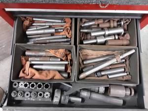 lot 59 image: Contents Of Tool Box Drawer Large Bits