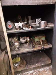 lot 106 image: 3-Cabinets With Contents Of Machining Related Tools & Accessories