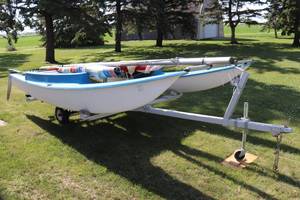 1983 Taft Marine Catamaran Sail Boat