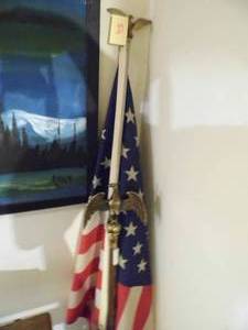 lot 39 image: Flag w 2 Poles