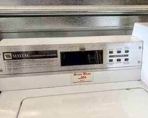 lot 5 image: Maytag Commercial Washing Machine Coin-Op
