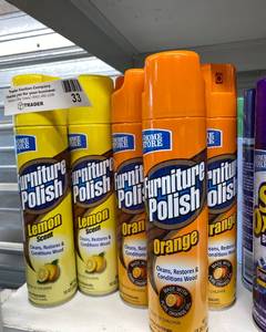 lot 33 image: Furniture Polish, five cans