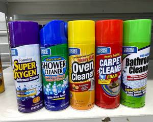lot 23 image: Case of Asst Household Aerosol Cleaners
